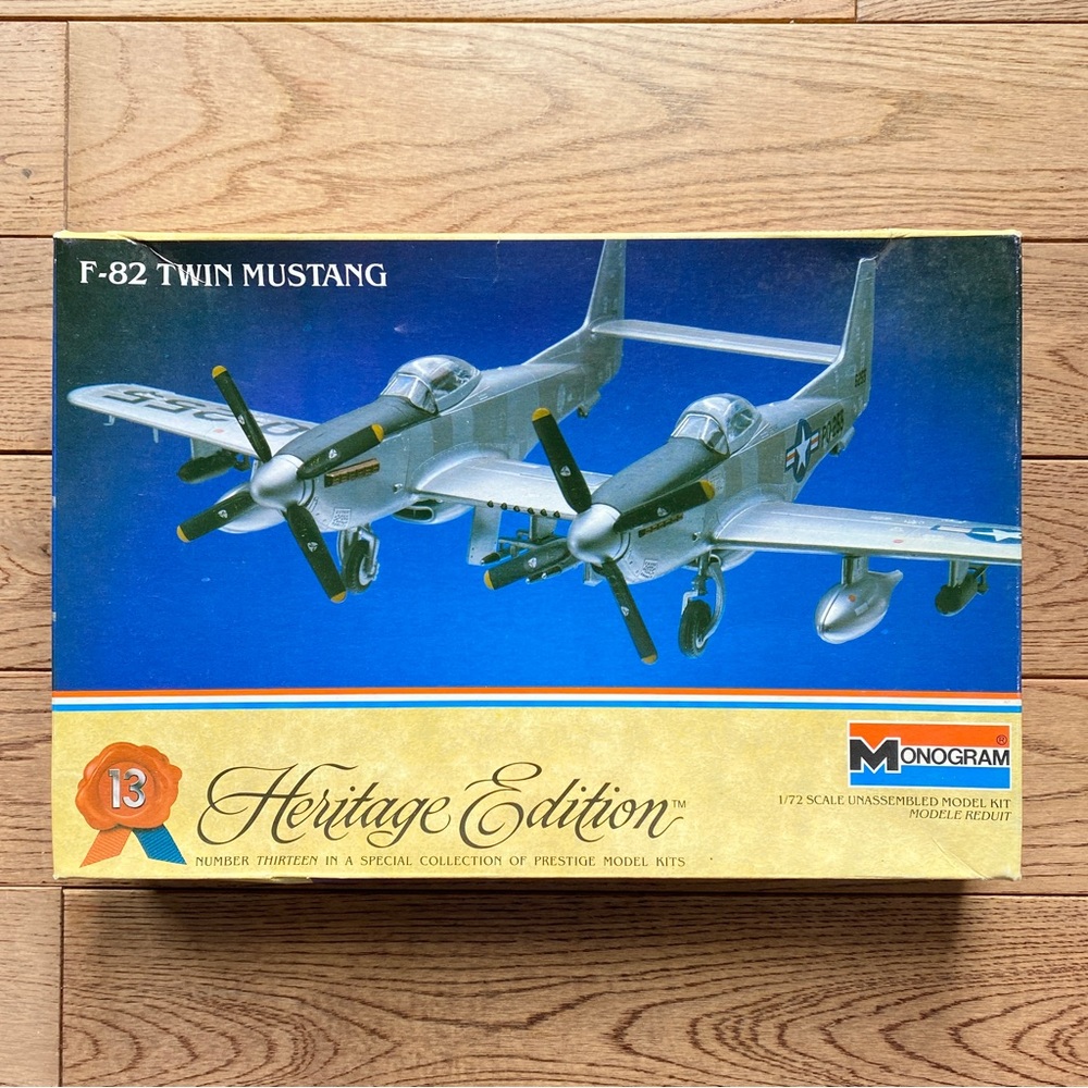 Monogram F-82 Twin Mustang Heritage Edition 1/72 scale new open box. See photos